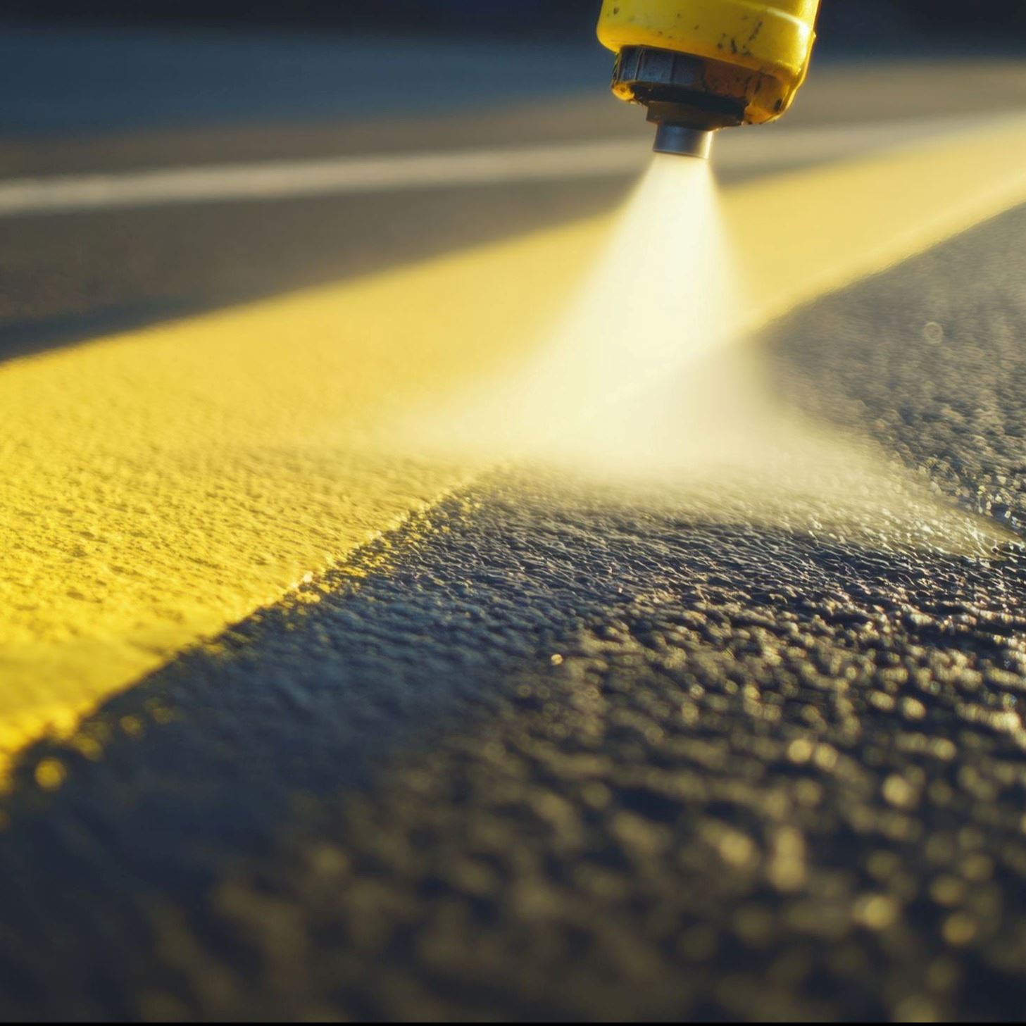 Applying Road Stripe