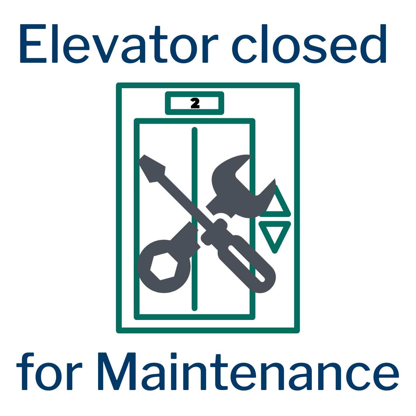 Elevator closed 25049