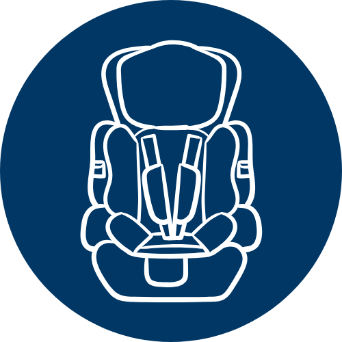Car Seat Icon - Click to go to Child Passenger Safety 