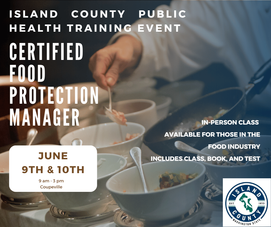 Certified Food Protection Manager June 9 & 10