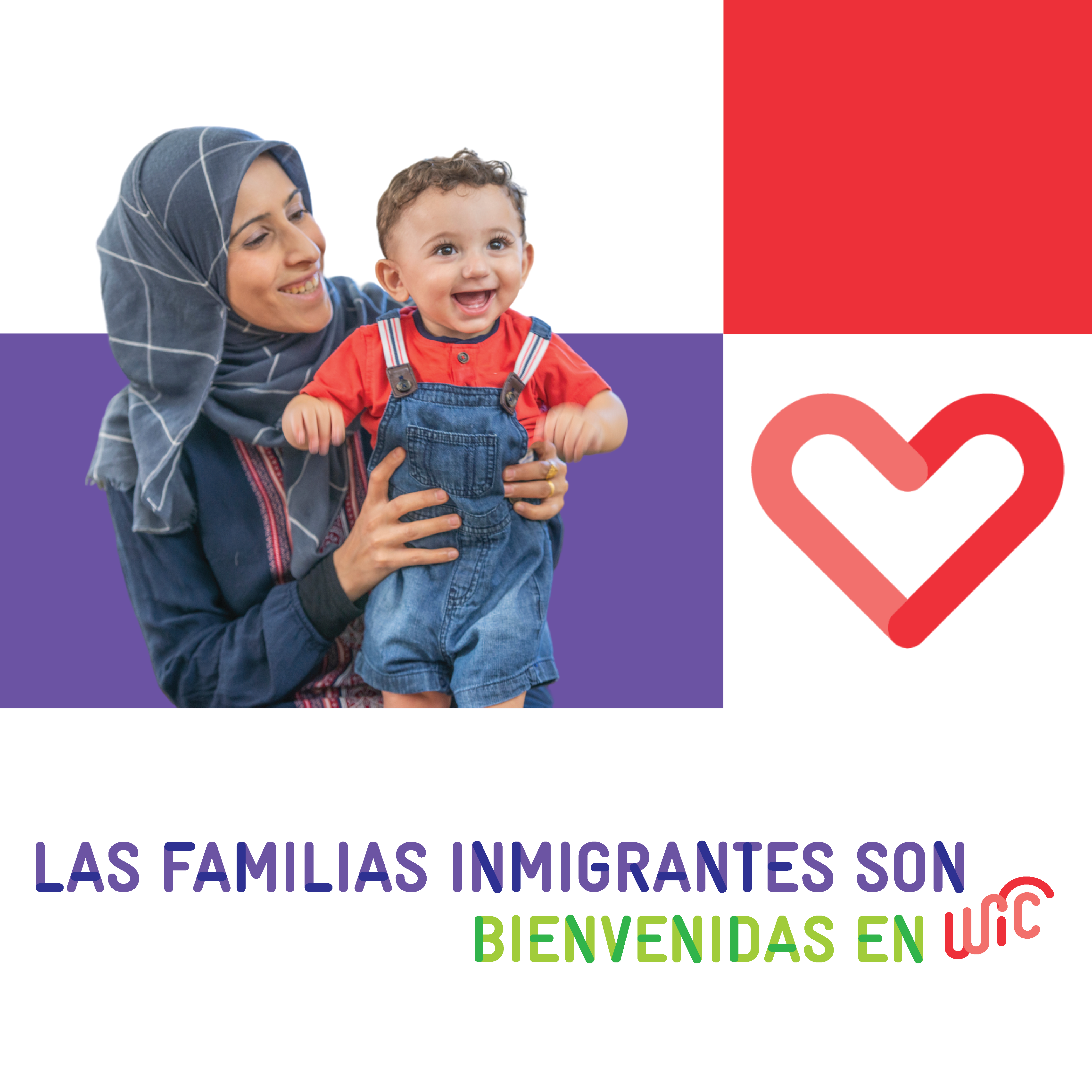 A flyer reminding Spanish families are welcome at WIC