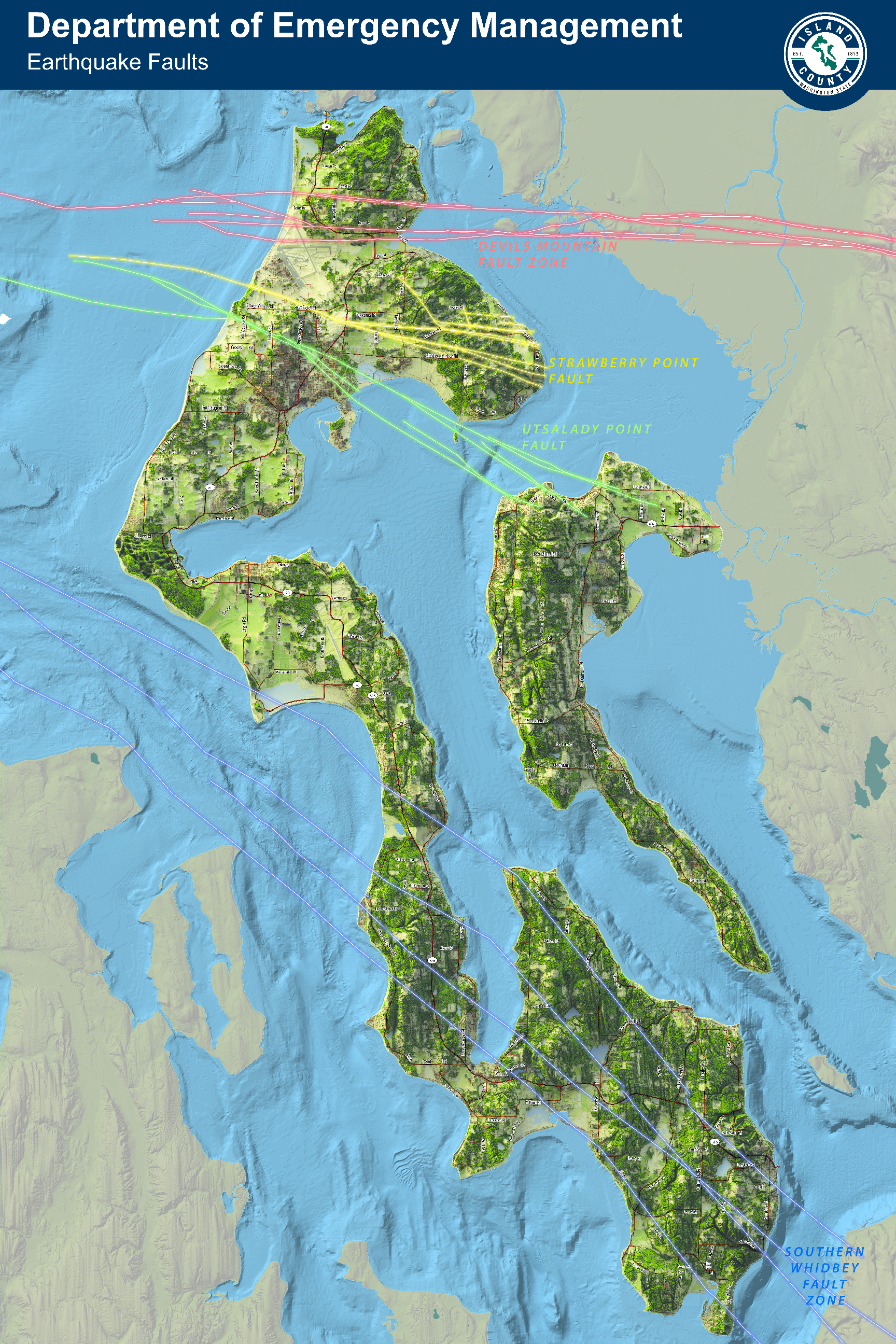 Earthquake Faults Map